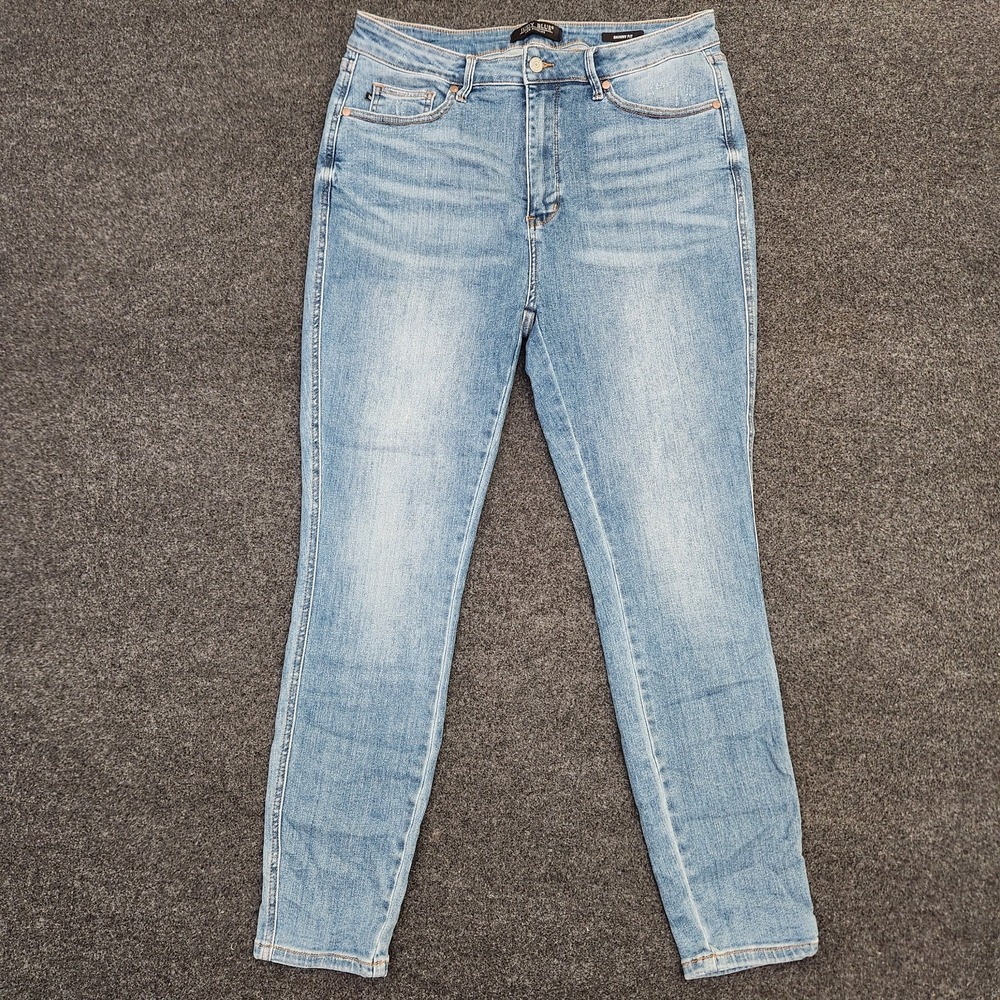 Judy Blue Womens 15|32 Blue Skinny Fit Jeans Stretch Light Wash High-Waisted